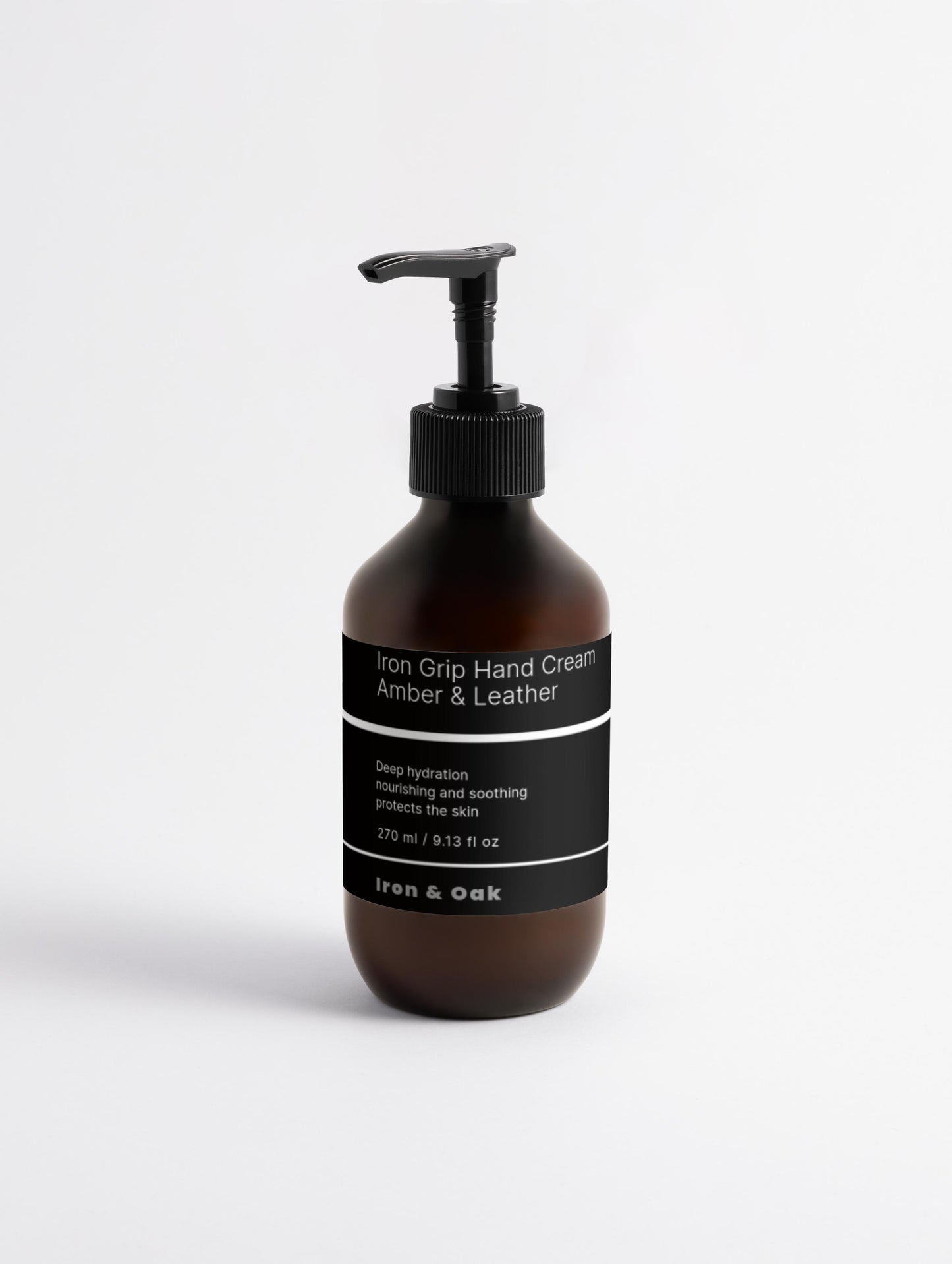 Iron Grip Hand Cream - Amber & Leather