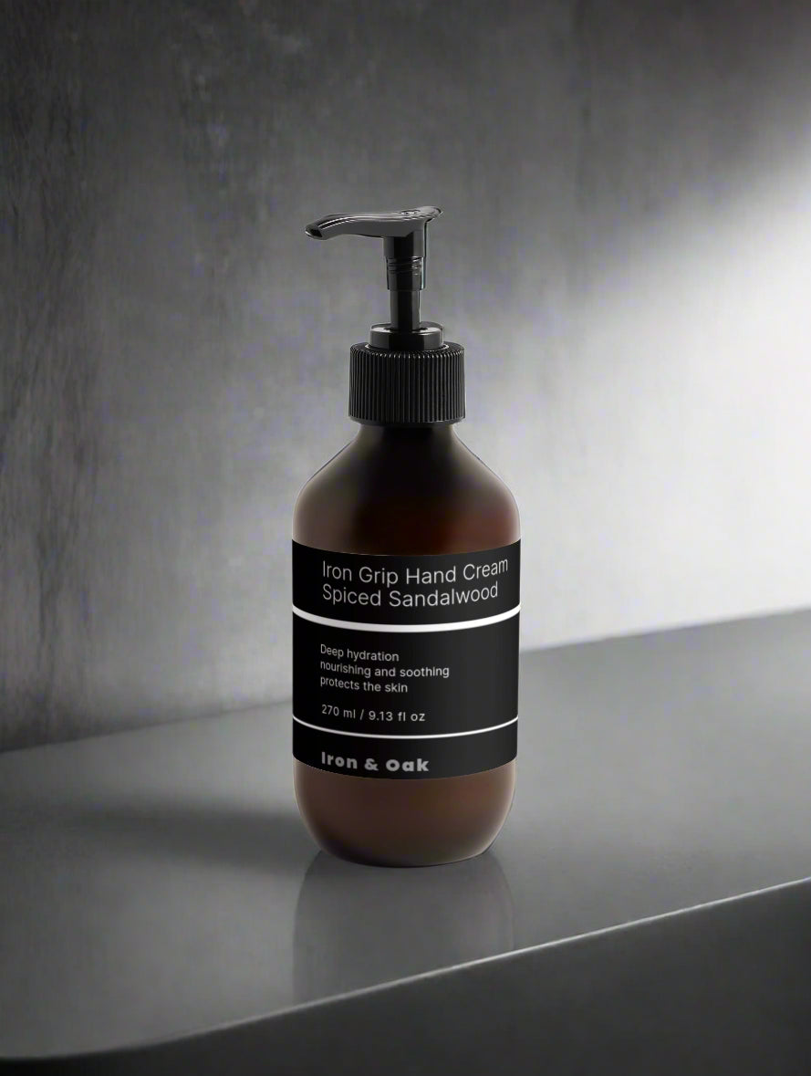 Iron Grip Hand Cream – Spiced Sandalwood